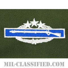 戦闘歩兵章 (フォース)（Combat Infantryman Badge (CIB), Fourth Award）[カラー/パッチ/レプリカ]画像