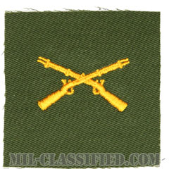 歩兵科章（Infantry Branch Insignia ）[カラー/兵科章/パッチ/レプリカ]の画像