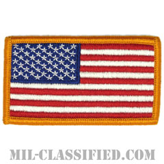 星条旗 カラー（フォワード）（USA Flag (Forward)）[メロウエッジ/ベルクロ付パッチ]の画像