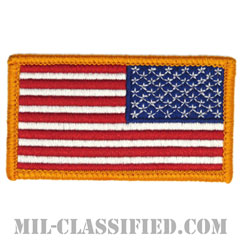 星条旗 カラー（リバース）（USA Flag (Reversed)）[メロウエッジ/ベルクロ付パッチ]の画像