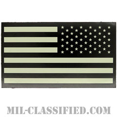 星条旗 グレー（リバース）（USA Flag (Reversed)）[IR（赤外線）反射素材/ベルクロ付パッチ]画像