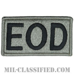 EOD（爆発物処理班）（Explosive Ordnance Disposal）[UCP（ACU）/メロウエッジ/ベルクロ付パッチ]の画像