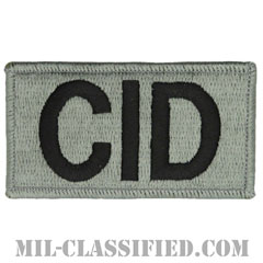 CID（陸軍犯罪捜査司令部）（Criminal Investigation Command）[UCP（ACU）/メロウエッジ/ベルクロ付パッチ]の画像