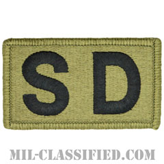 SD（幕僚勤務）（Staff Duty）[OCP/メロウエッジ/ベルクロ付パッチ]の画像