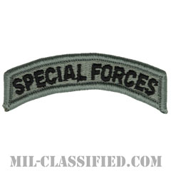スペシャルフォースタブ（Special Forces Tab）[UCP（ACU）/メロウエッジ/ベルクロ付パッチ]の画像