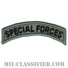 スペシャルフォースタブ（Special Forces Tab）[UCP（ACU）/メロウエッジ/ベルクロ付パッチ]画像