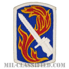 第198歩兵旅団（198th Infantry Brigade）[カラー/メロウエッジ/パッチ]画像