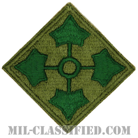 第4歩兵師団（4th Infantry Division）[カラー/カットエッジ/パッチ]の画像