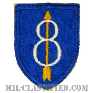 第8歩兵師団（8th Infantry Division）[カラー/カットエッジ/パッチ]画像