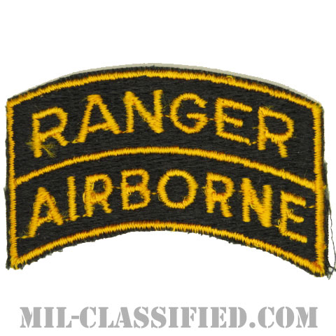 エアボーン・レンジャータブ（Airborne・Ranger Tab ）[カラー/カットエッジ/パッチ]画像