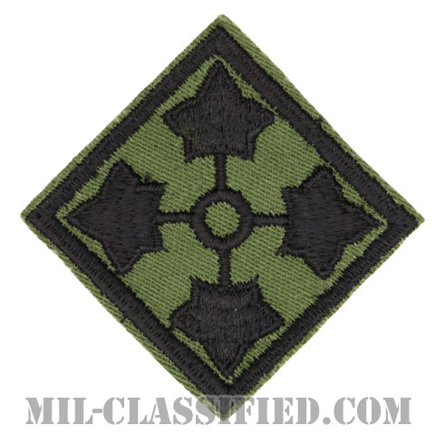 第4歩兵師団（4th Infantry Division）[サブデュード/カットエッジ/コットンツイル/パッチ]の画像