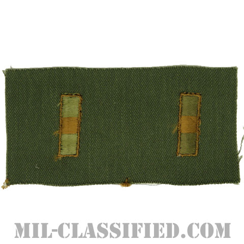 准尉 (WO1)（Warrant Officer 1）[サブデュード/階級章（1956-1972）/パッチ/ペア（2枚1組）]の画像