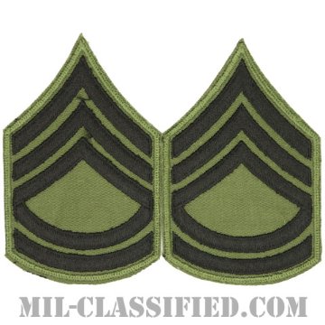 一等軍曹（Sergeant First Class (SFC)）[サブデュード/カットエッジ/階級章/パッチ/ペア（2枚1組）]画像