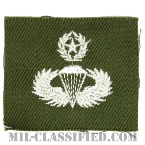 空挺章 (マスター)（Parachutist Badge, Master）[カラー/パッチ]の画像