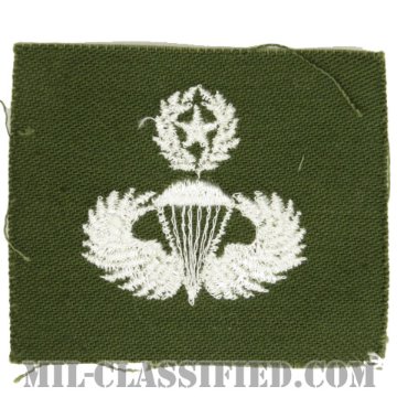 空挺章 (マスター)（Parachutist Badge, Master）[カラー/パッチ]画像