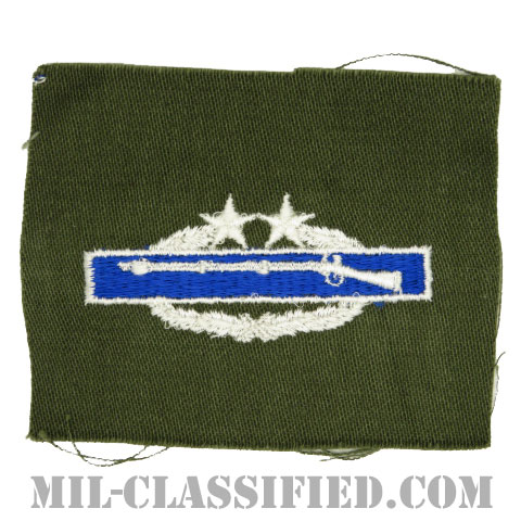 戦闘歩兵章 (サード)（Combat Infantryman Badge (CIB), Third Award）[カラー/パッチ]の画像