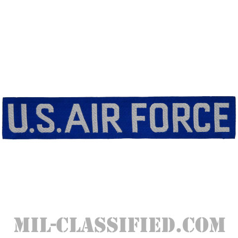 U.S.AIR FORCE （ブルー&シルバー）[カラー/機械織りテープ/パッチ]の画像