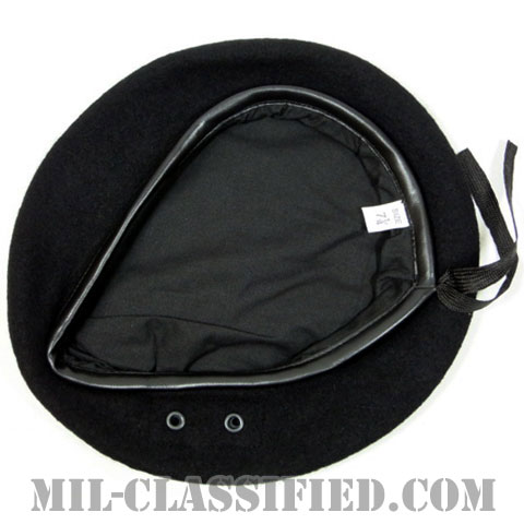 ブラックベレー（Black Wool Beret）[空気穴(アイレット)付/レプリカ]の画像