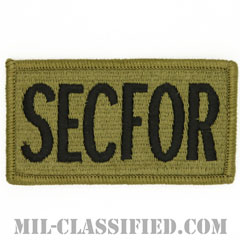 SECFOR（治安部隊）（Security Force）[OCP/メロウエッジ/ベルクロ付パッチ]画像