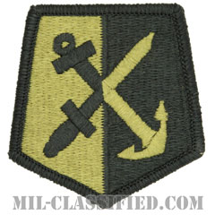 ロードアイランド 州兵（National Guard, Rhode Island）[OCP/メロウエッジ/ベルクロ付パッチ]の画像