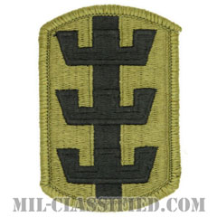 第130工兵旅団（130th Engineer Brigade）[OCP/メロウエッジ/ベルクロ付パッチ]の画像