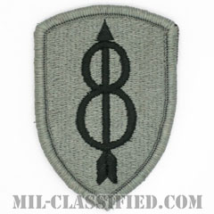 第8歩兵師団（8th Infantry Division）[UCP（ACU）/メロウエッジ/ベルクロ付パッチ]の画像