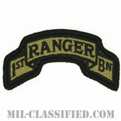第75レンジャー連隊第1大隊（1st Battalion, 75th Ranger Regiment）[OCP/メロウエッジ/ベルクロ付パッチ]画像
