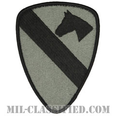 第1騎兵師団（1st Cavalry Division）[UCP（ACU）/メロウエッジ/ベルクロ付パッチ]の画像