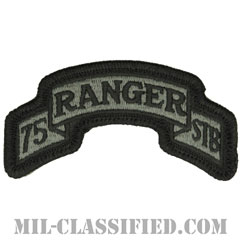 第75レンジャー連隊特殊部隊大隊（Special Troops Battalion, 75th Ranger Regiment）[UCP（ACU）/メロウエッジ/ベルクロ付パッチ]画像
