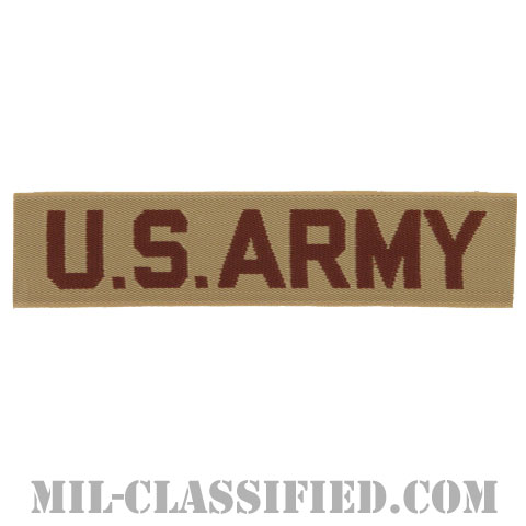 U.S.ARMY [デザート/機械織り/ネームテープ/パッチ]画像