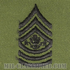 陸軍最先任上級曹長（Sergeant Major of the Army (SMA)）[サブデュード/階級章/パッチ/ペア（2枚1組）]画像