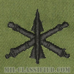 防空砲兵科章（Air Defense Artillery）[サブデュード/兵科章/パッチ/ペア（2枚1組）]の画像