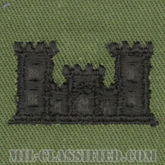 工兵科章（Corps of Engineers）[サブデュード/兵科章/パッチ/ペア（2枚1組）]の画像
