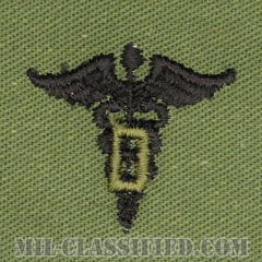 歯科医科章（Dental Corps）[サブデュード/兵科章/パッチ/ペア（2枚1組）]の画像