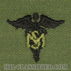 衛生業務科章（Medical Service Corps）[サブデュード/兵科章/パッチ/ペア（2枚1組）]の画像