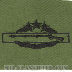戦闘歩兵章 (フォース)（Combat Infantryman Badge (CIB), Fourth Award）[サブデュード/パッチ]の画像