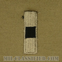 准尉 (WO1)（Warrant Officer (WO1)）[デザート/階級章/パッチ/ペア（2枚1組）]の画像