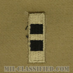 准尉 (CW2)（Chief Warrant Officer 2 (CW2)）[デザート/階級章/パッチ/ペア（2枚1組）]の画像