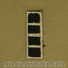 准尉 (CW4)（Chief Warrant Officer 4 (CW4)）[デザート/階級章/パッチ/ペア（2枚1組）]の画像