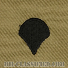 特技兵（Specialist (SPC)）[デザート/階級章/パッチ/ペア（2枚1組）]の画像