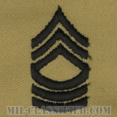 曹長（Master Sergeant (MSG)）[デザート/階級章/パッチ/ペア（2枚1組）]画像