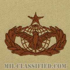 部隊防護章 (シニア)（Force Protection Badge, Senior）[デザート/パッチ]の画像