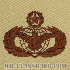 部隊防護章 (マスター)（Force Protection Badge, Master）[デザート/パッチ]の画像