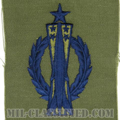 ミサイル運用章 (シニア)（Missile Operations Badge, Senior）[サブデュード/ブルー刺繍/パッチ]画像