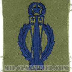 ミサイル運用章 (マスター)（Missile Operations Badge, Master）[サブデュード/ブルー刺繍/パッチ]画像