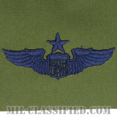 宇宙飛行士章 (シニア)（Astronaut Badge, Senior）[サブデュード/ブルー刺繍/パッチ]画像