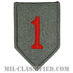 第1歩兵師団（1st Infantry Division, Red One）[UCP（ACU）/メロウエッジ/ベルクロ付パッチ]の画像