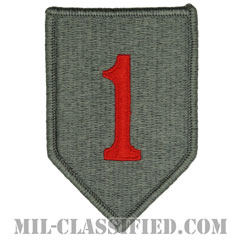 第1歩兵師団（1st Infantry Division, Red One）[UCP（ACU）/メロウエッジ/ベルクロ付パッチ]画像