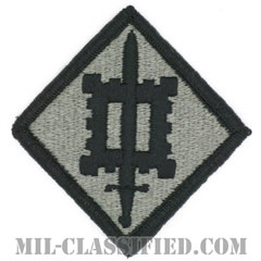 第18工兵旅団（18th Engineer Brigade）[UCP（ACU）/メロウエッジ/ベルクロ付パッチ]画像