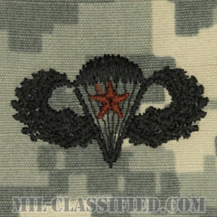 戦闘空挺章 (ベーシック) 降下5回（Combat Parachutist Badge, Basic, Five Jump）[UCP（ACU）/パッチ]の画像